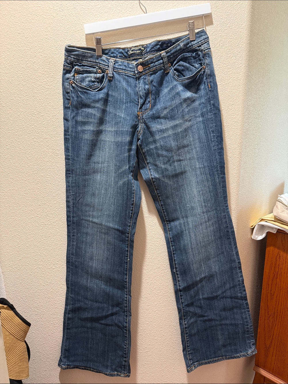 7 For All Mankind Women's Blue Flare Jeans